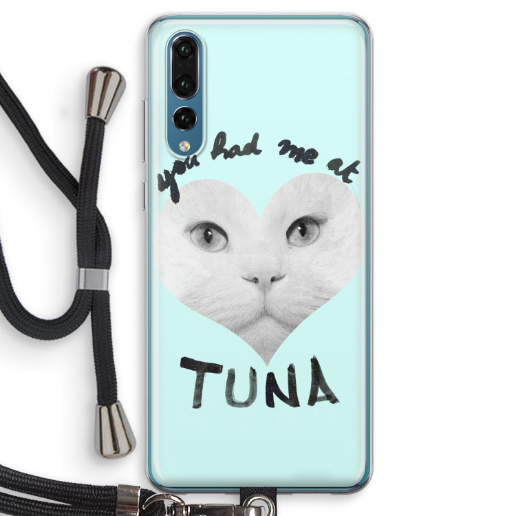 You had me at tuna: Huawei P20 Pro Transparant Hoesje met koord