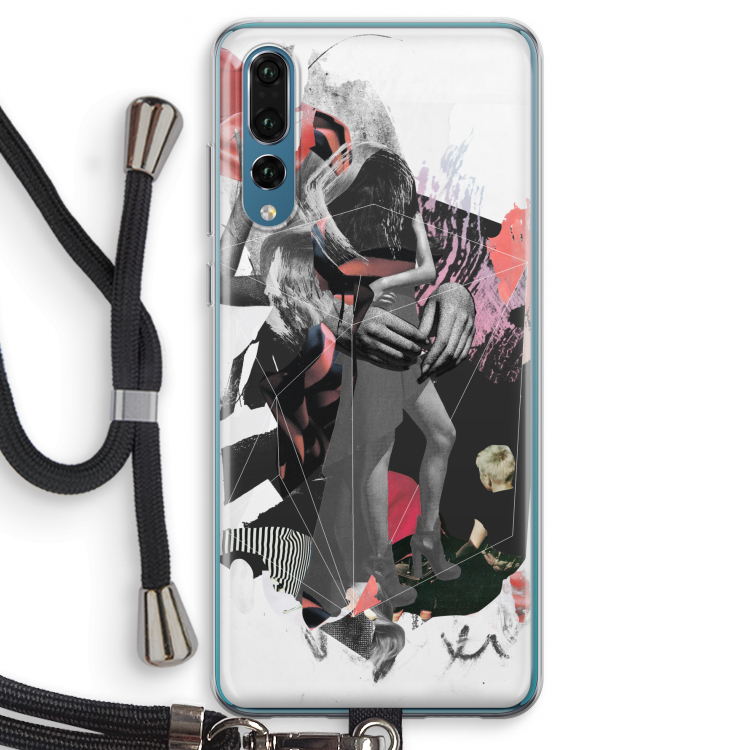 Dissimulation du réel: Huawei P20 Pro Transparant Hoesje met koord