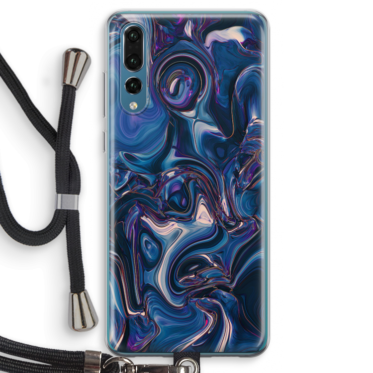 Mirrored Mirage: Huawei P20 Pro Transparant Hoesje met koord