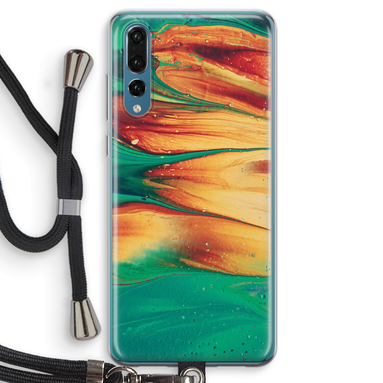 Green Inferno: Huawei P20 Pro Transparant Hoesje met koord