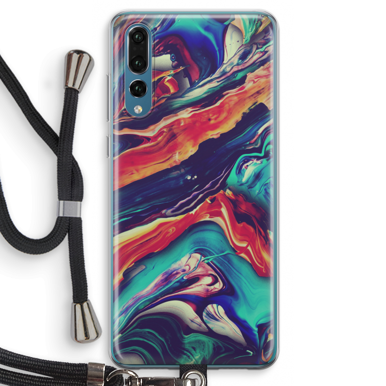 Chameleon Sun: Huawei P20 Pro Transparant Hoesje met koord
