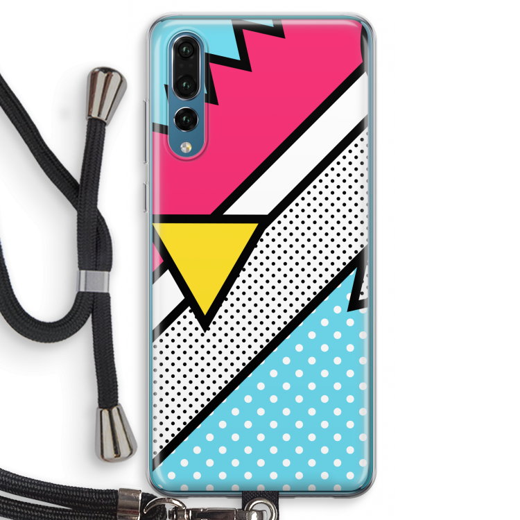 Pop Art #3: Huawei P20 Pro Transparant Hoesje met koord