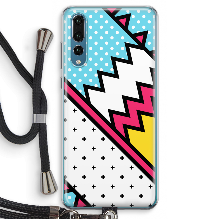 Pop Art #2: Huawei P20 Pro Transparant Hoesje met koord