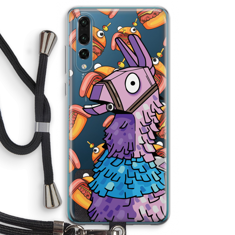 Loot Burger: Huawei P20 Pro Transparant Hoesje met koord