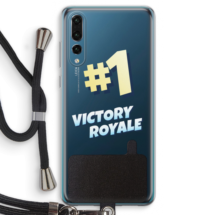 Victory Royale: Huawei P20 Pro Transparant Hoesje met koord
