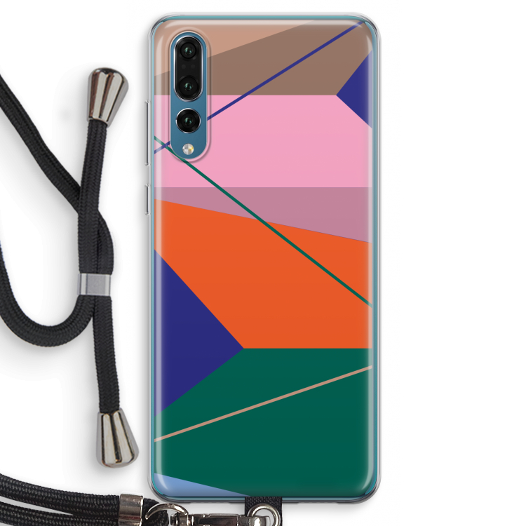 Gestalte 1: Huawei P20 Pro Transparant Hoesje met koord