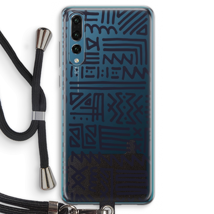Marrakech print: Huawei P20 Pro Transparant Hoesje met koord