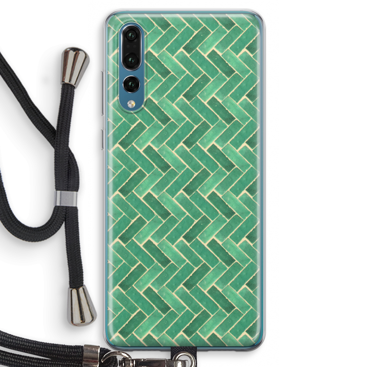 Moroccan tiles 2: Huawei P20 Pro Transparant Hoesje met koord