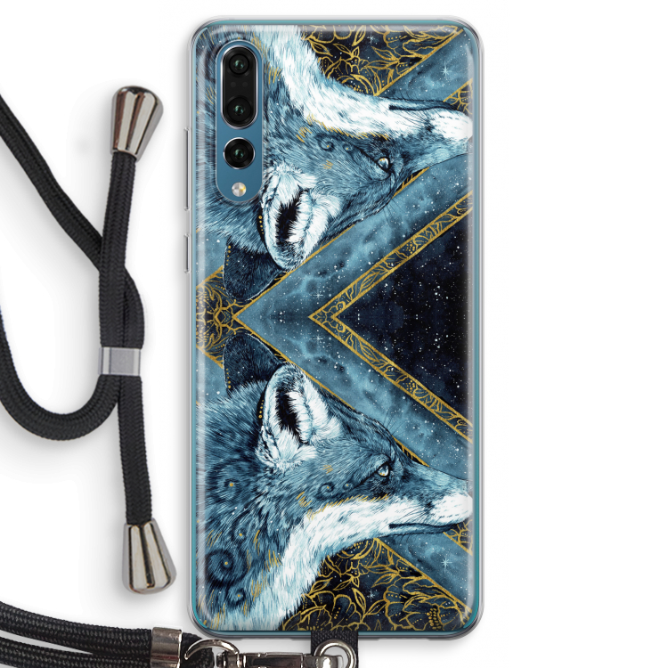 Golden Fox: Huawei P20 Pro Transparant Hoesje met koord