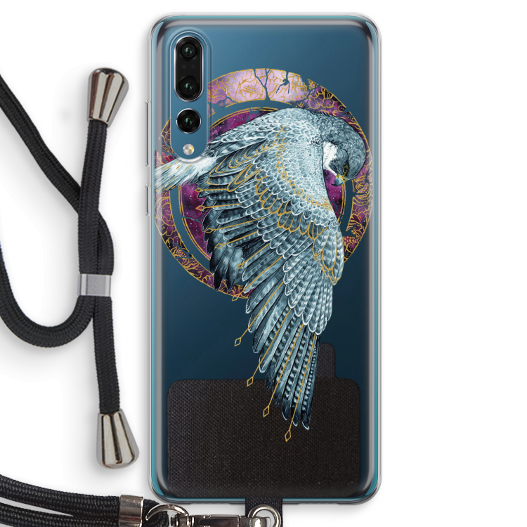 Golden Falcon: Huawei P20 Pro Transparant Hoesje met koord