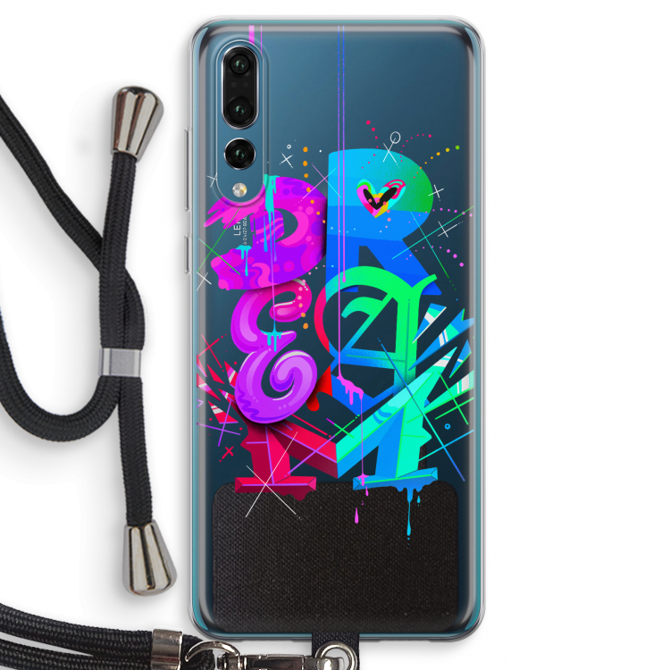 Dream: Huawei P20 Pro Transparant Hoesje met koord