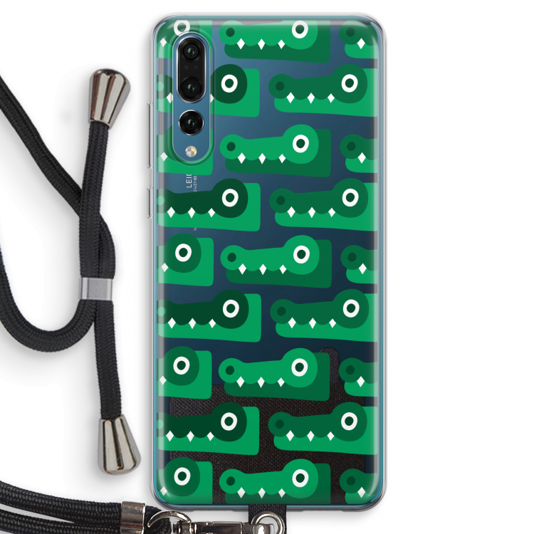 Crocs: Huawei P20 Pro Transparant Hoesje met koord
