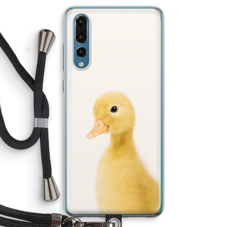 Duke: Huawei P20 Pro Transparant Hoesje met koord