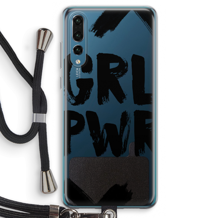 Girl Power #2: Huawei P20 Pro Transparant Hoesje met koord
