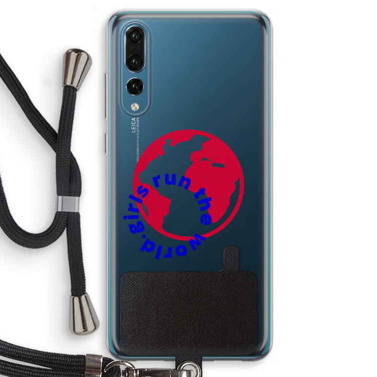 Run The World: Huawei P20 Pro Transparant Hoesje met koord