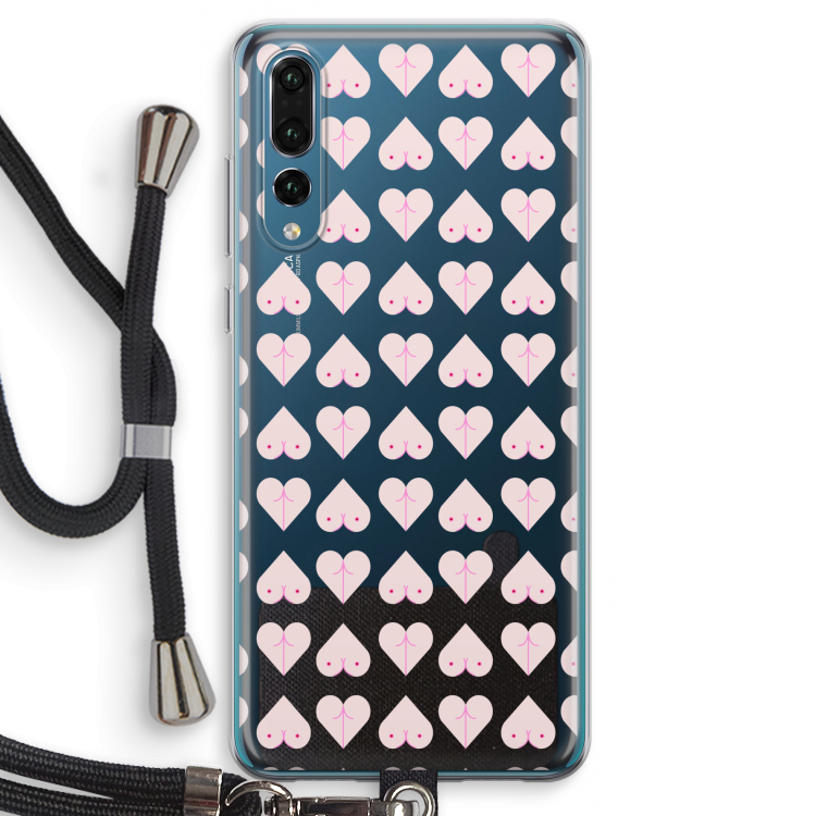 Ass 'n Titties: Huawei P20 Pro Transparant Hoesje met koord