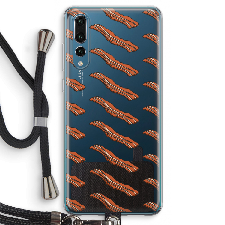 Bacon to my eggs #2: Huawei P20 Pro Transparant Hoesje met koord