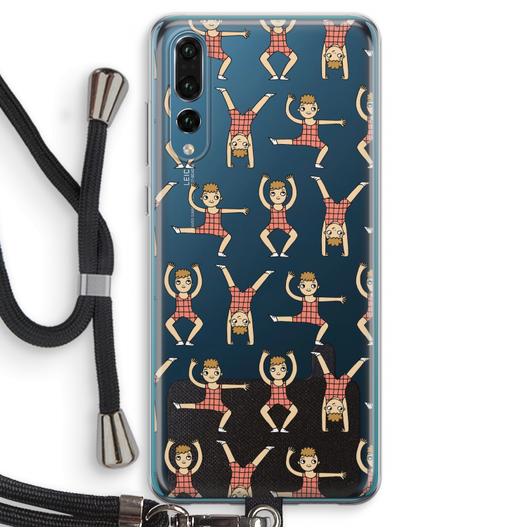 Gymboys: Huawei P20 Pro Transparant Hoesje met koord