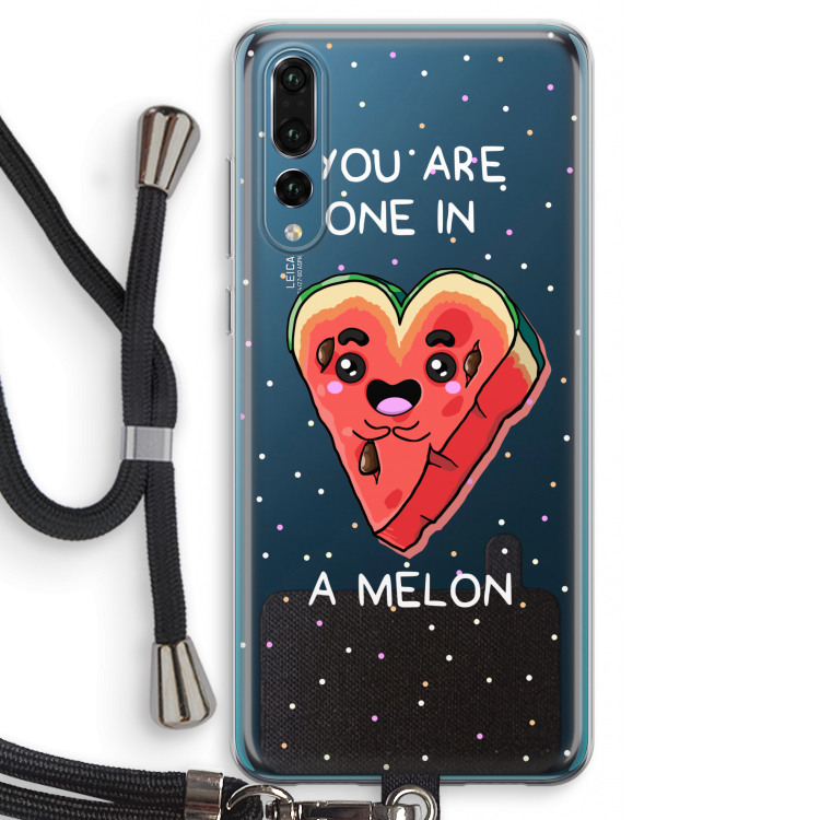 One In A Melon: Huawei P20 Pro Transparant Hoesje met koord