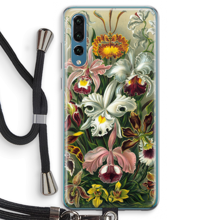 Haeckel Orchidae: Huawei P20 Pro Transparant Hoesje met koord