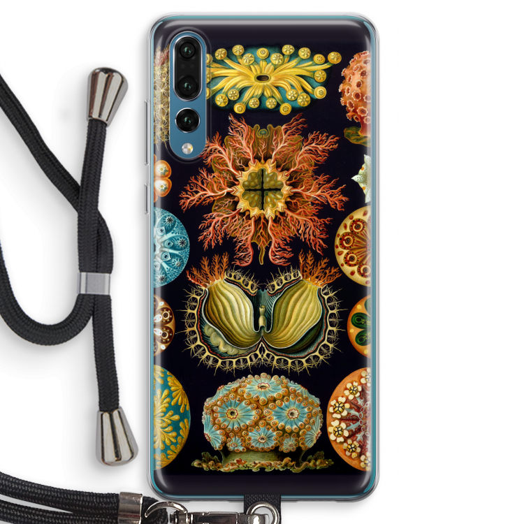 Haeckel Ascidiae: Huawei P20 Pro Transparant Hoesje met koord