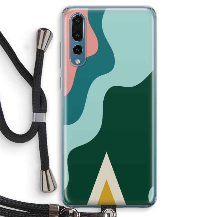 Noor B: Huawei P20 Pro Transparant Hoesje met koord