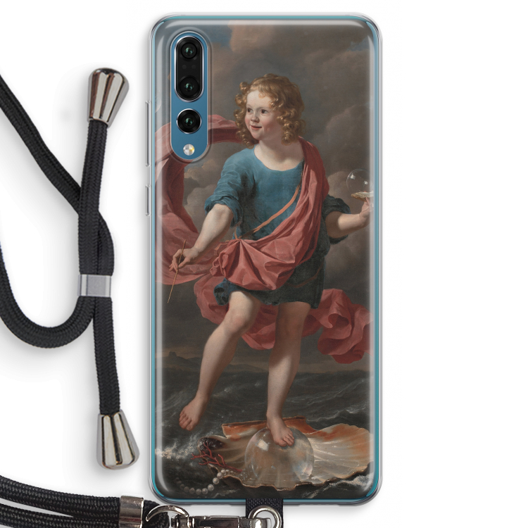 Soap Bubbles: Huawei P20 Pro Transparant Hoesje met koord