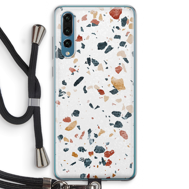 Terrazzo N°4: Huawei P20 Pro Transparant Hoesje met koord