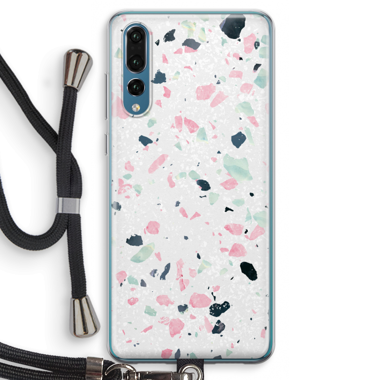 Terrazzo N°3: Huawei P20 Pro Transparant Hoesje met koord