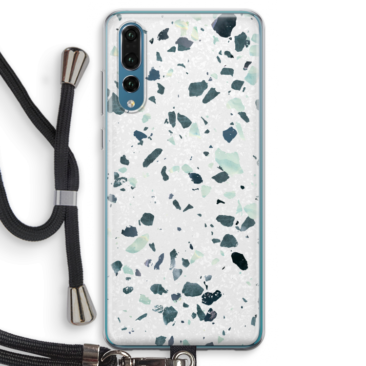 Terrazzo N°2: Huawei P20 Pro Transparant Hoesje met koord