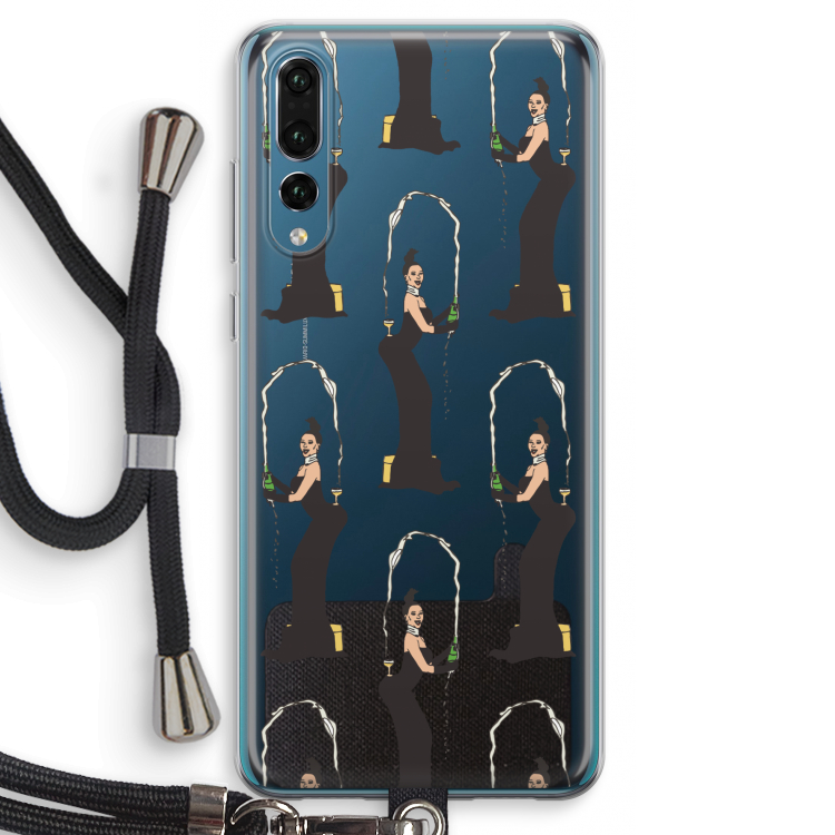Pop Some Kim: Huawei P20 Pro Transparant Hoesje met koord