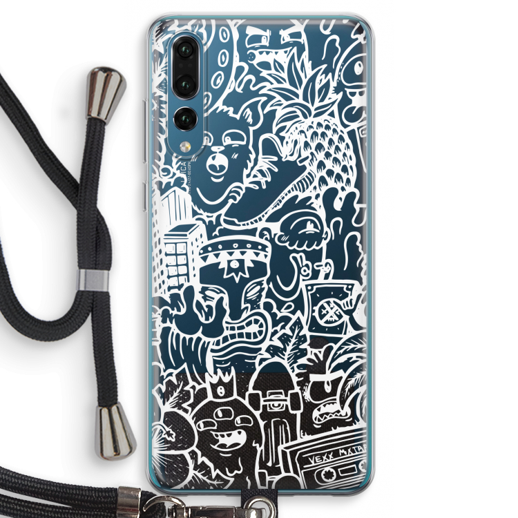 Vexx Mixtape #2: Huawei P20 Pro Transparant Hoesje met koord