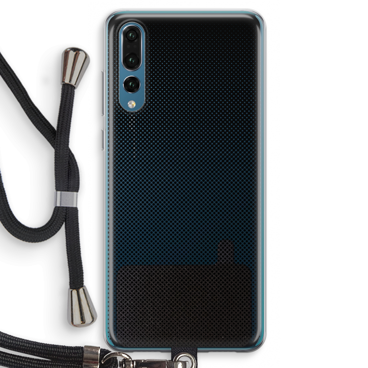 Musketon Halftone: Huawei P20 Pro Transparant Hoesje met koord