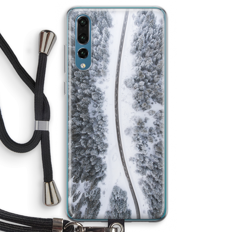 Snøfall: Huawei P20 Pro Transparant Hoesje met koord