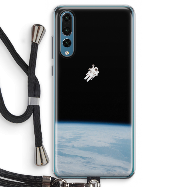 Alone in Space: Huawei P20 Pro Transparant Hoesje met koord