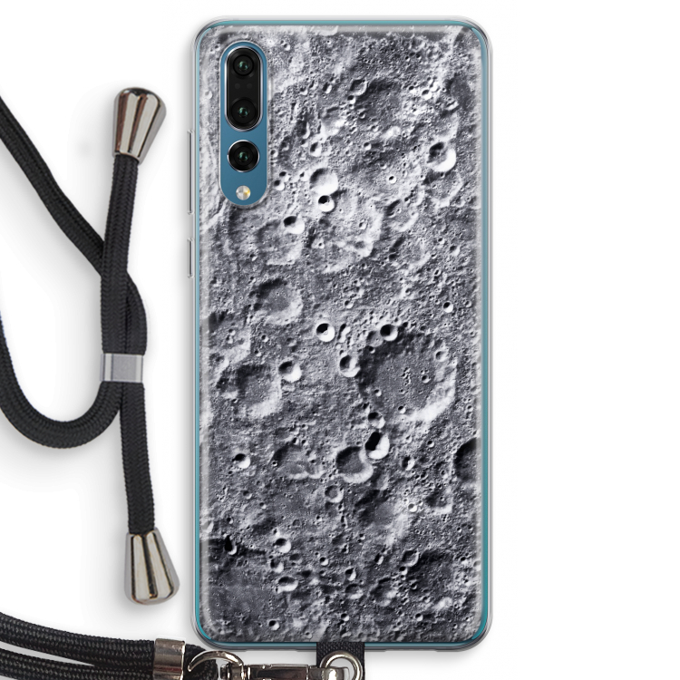 Maanlandschap: Huawei P20 Pro Transparant Hoesje met koord