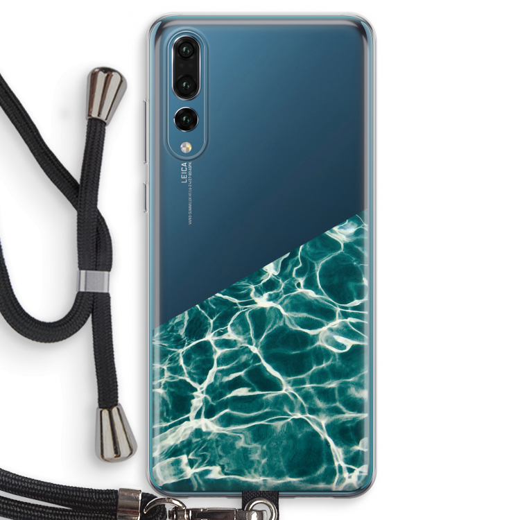 Weerkaatsing water: Huawei P20 Pro Transparant Hoesje met koord