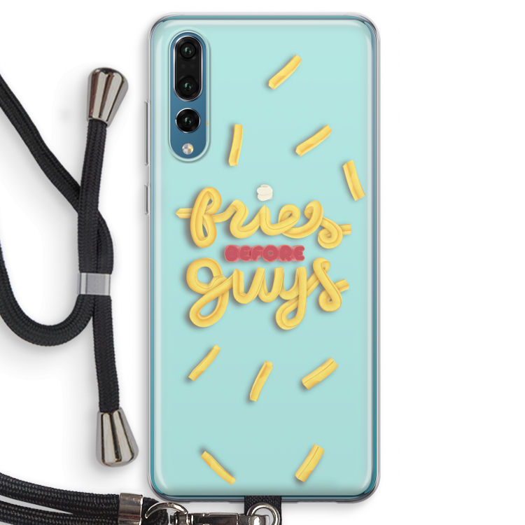 Always fries: Huawei P20 Pro Transparant Hoesje met koord