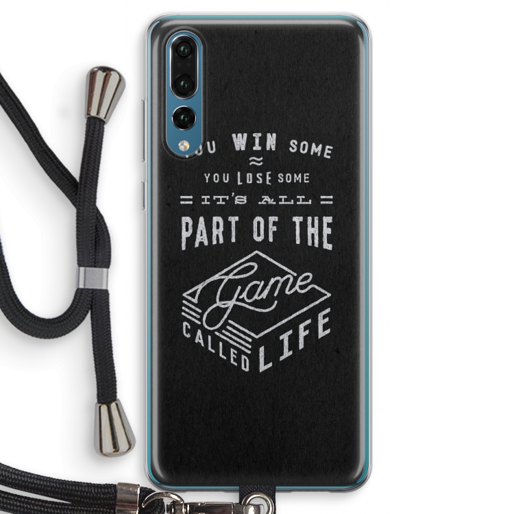 Life: Huawei P20 Pro Transparant Hoesje met koord