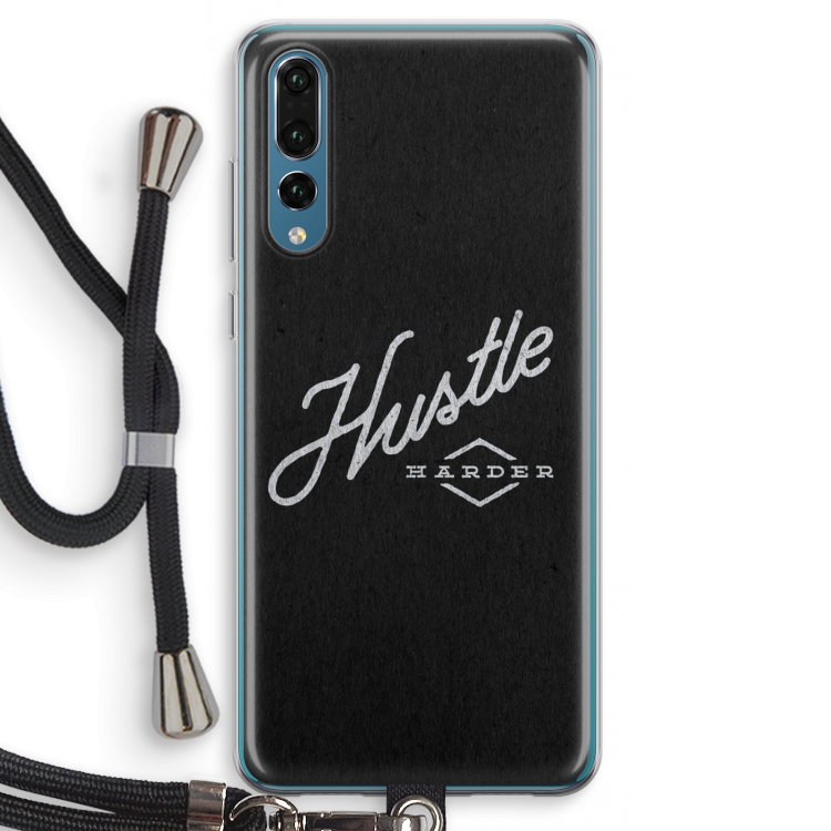 Hustle: Huawei P20 Pro Transparant Hoesje met koord