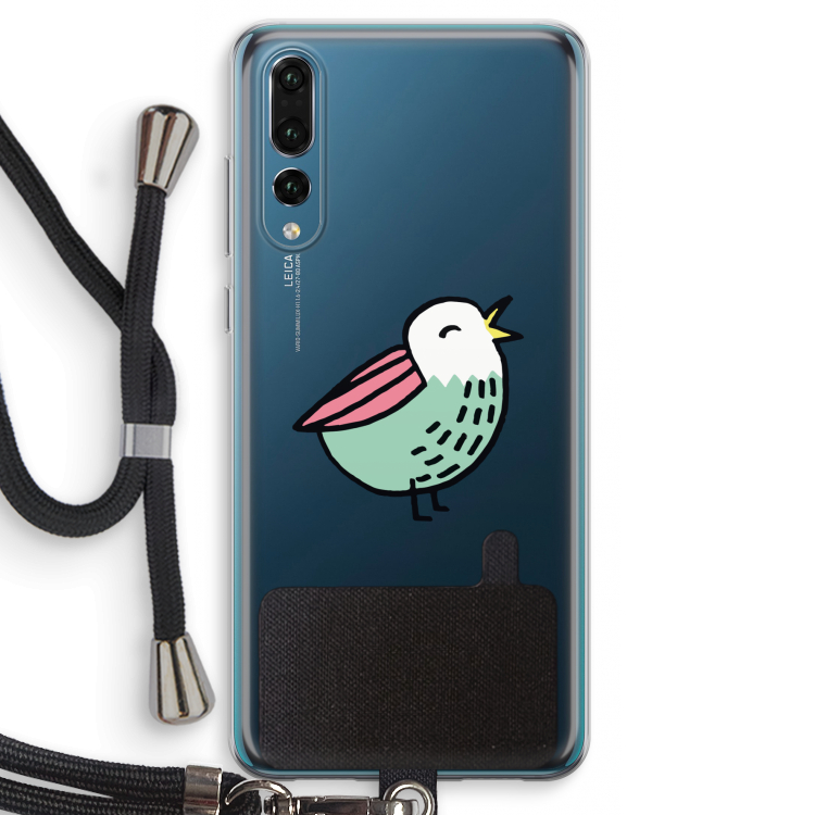 Birdy: Huawei P20 Pro Transparant Hoesje met koord