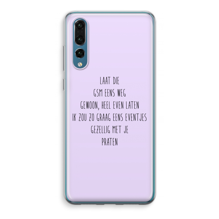 GSM: Huawei P20 Pro Transparant Hoesje