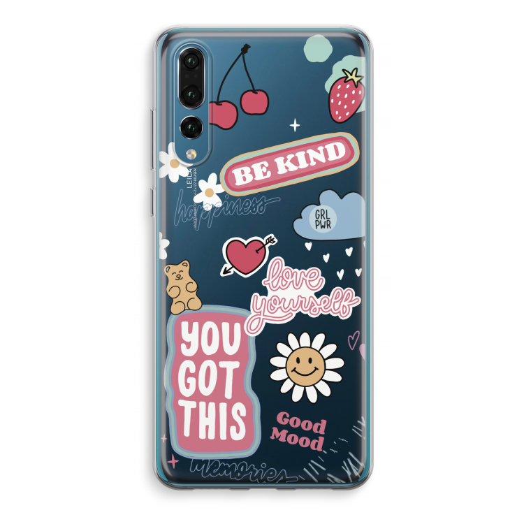 Positivity: Huawei P20 Pro Transparant Hoesje