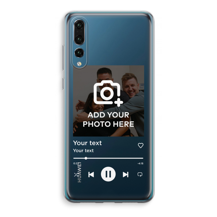 Music Player: Huawei P20 Pro Transparant Hoesje