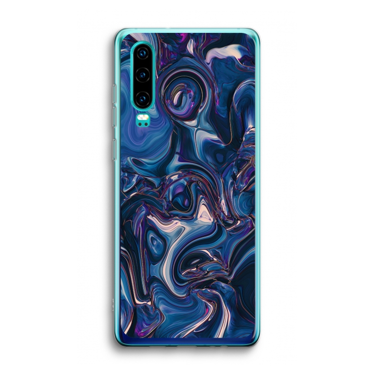 Mirrored Mirage: Huawei P30 Transparant Hoesje