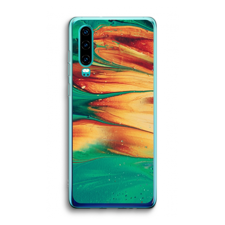 Green Inferno: Huawei P30 Transparant Hoesje