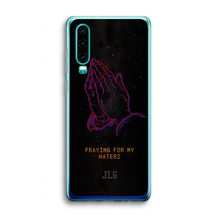 Praying For My Haters: Huawei P30 Transparant Hoesje