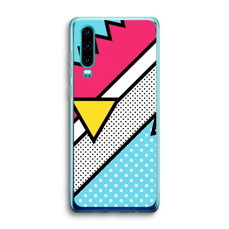 Pop Art #3: Huawei P30 Transparant Hoesje