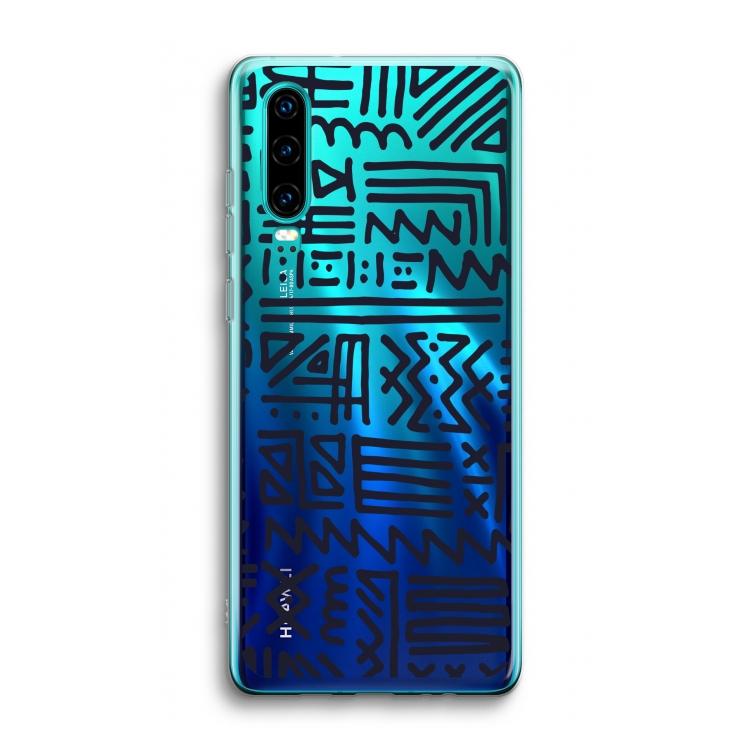 Marrakech print: Huawei P30 Transparant Hoesje