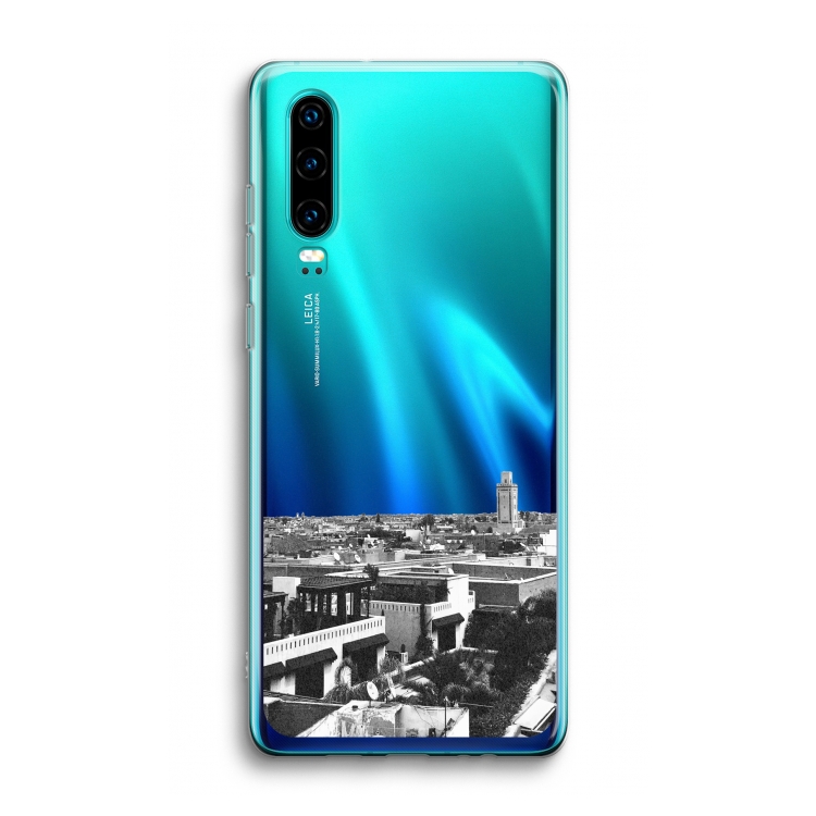 Marrakech Skyline : Huawei P30 Transparant Hoesje